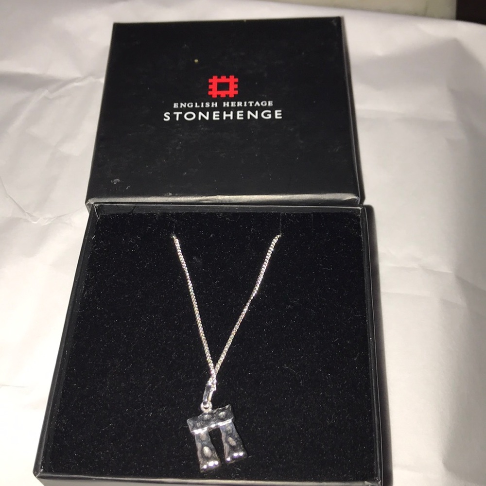 Authentic necklace from  stonehenge silver plated